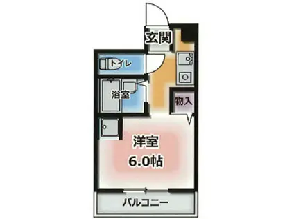 普茶マンション(1K/3階)の間取り写真