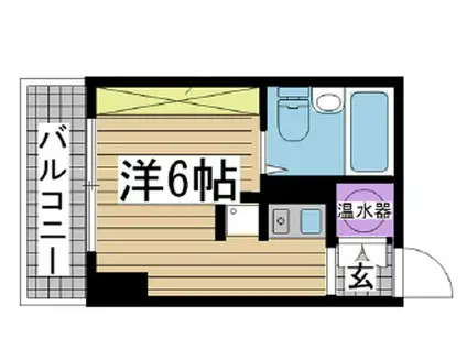 ライオンズマンション神戸元町(ワンルーム/8階)の間取り写真