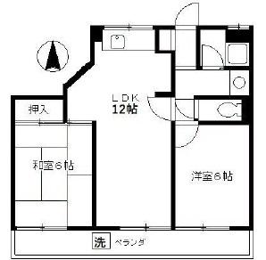 グレース310(2LDK/1階)の間取り写真