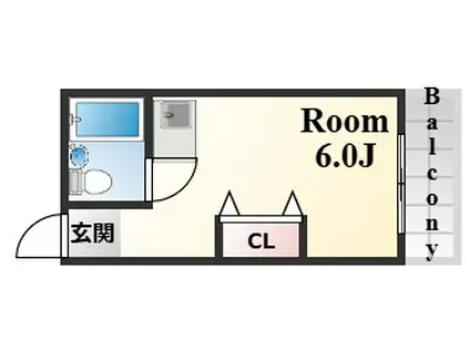 千代第一ビル(1K/2階)の間取り写真