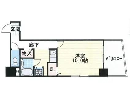 サンビルダー王子公園(1K/2階)の間取り写真