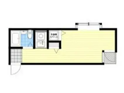ベルズコート春日野道I(ワンルーム/3階)の間取り写真