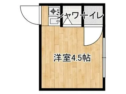 ヴィクトリアビル新神戸(1K/3階)の間取り写真