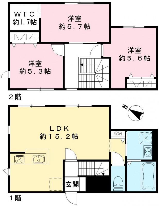 薬師通2丁目計画(3LDK/1階)の間取り写真
