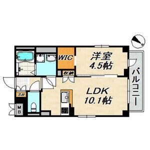 SD MARINA BAY KOBE(1LDK/9階)の間取り写真