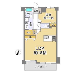 藤和シティホームズ六甲友田町(1LDK/4階)の間取り写真