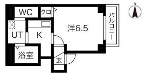 RESIDENCE六甲道(1K/5階)の間取り写真