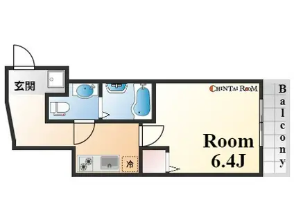 GP神戸ステーション(1K/3階)の間取り写真