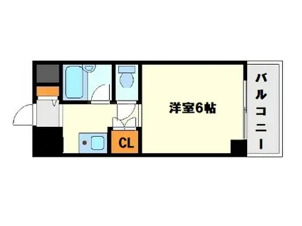 ノイエ新大阪 A棟(1K/7階)の間取り写真