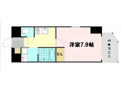 ファーストフィオーレ大阪ウエスト(1K/5階)の間取り写真