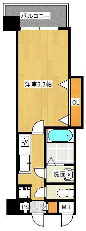 LUXE新大阪イースト1(1K/3階)の間取り写真