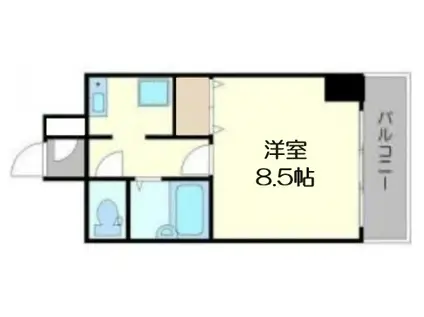 アーバネックス野田(1K/7階)の間取り写真