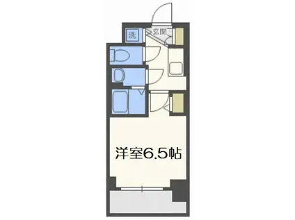 プレサンス松屋町駅前(1K/9階)の間取り写真