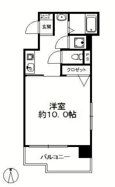 シティライフ新大阪(1K/5階)の間取り写真