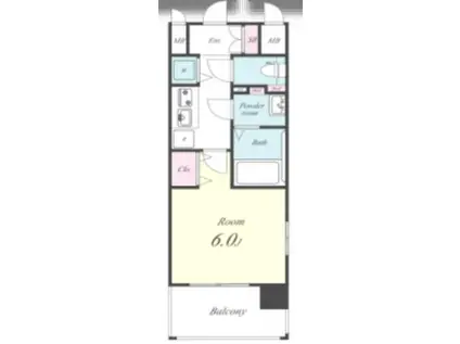 セイワパレス玉造駅前(1K/3階)の間取り写真