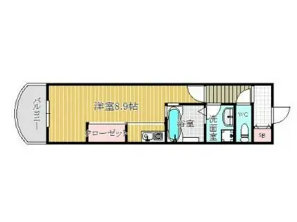 セレニテ日本橋(1K/7階)の間取り写真