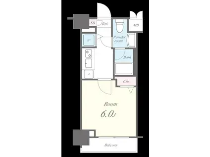 セイワパレス東三国駅前(1K/3階)の間取り写真