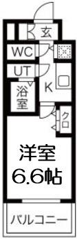 レジュールアッシュ アーバンリッシュ(1K/5階)の間取り写真