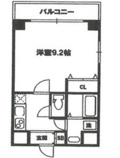 プライムコート新大阪(1K/4階)の間取り写真