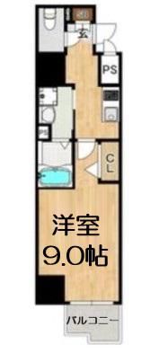 PHOENIX新大阪(1K/5階)の間取り写真