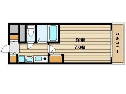エスリード東天満第2(1K/8階)の間取り写真