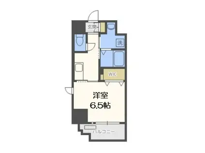 アール大阪グランデ(1K/10階)の間取り写真