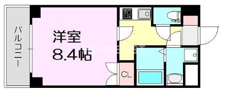 CREATO新大阪SERENITY(1K/6階)の間取り写真