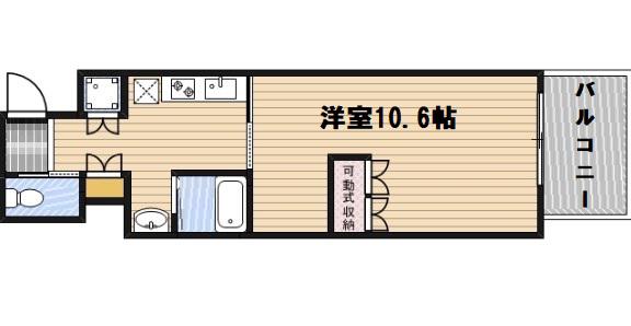 SSK・ノース OSAKA(1K/7階)の間取り写真