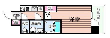 CRESTTAPP野田(1K/2階)の間取り写真