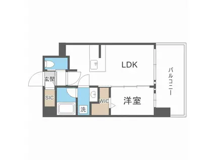 レオンコンフォート十三(1LDK/2階)の間取り写真