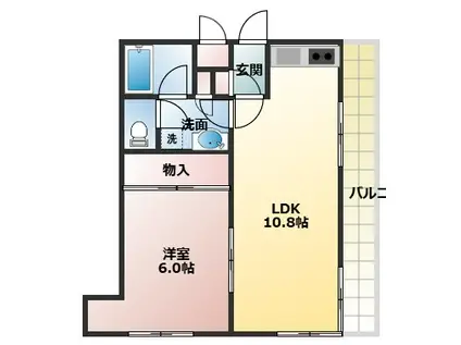 クリエイティブハイツ(1LDK/1階)の間取り写真