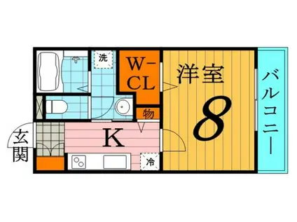 PMA野江(1K/1階)の間取り写真