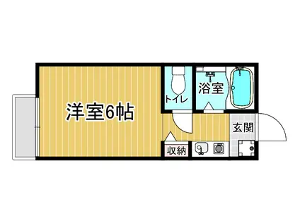 セジュールMAKOTO(1K/2階)の間取り写真