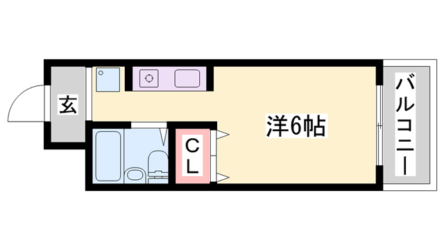 A・NOVA(1K/4階)の間取り写真
