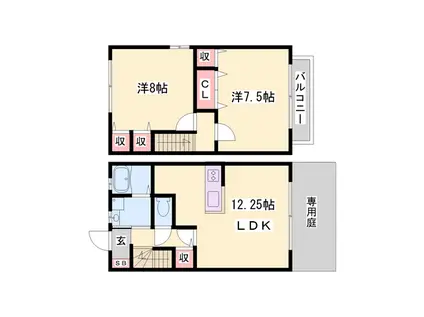 コンフォート大島Ⅱ(2LDK/1階)の間取り写真