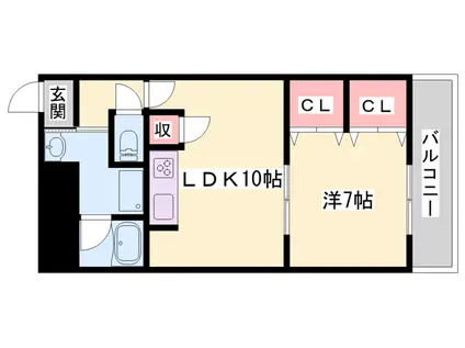 住吉マンション(1LDK/4階)の間取り写真