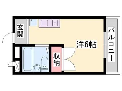 PROSSIMO HIMEJI(ワンルーム/1階)の間取り写真
