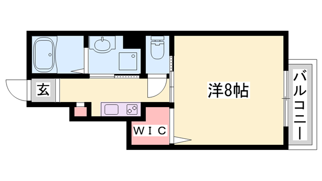 CENTELLEO(1K/1階)の間取り写真