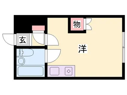 コイデハイツ(ワンルーム/3階)の間取り写真