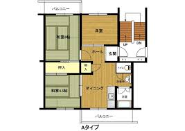 播磨本荘2号棟(3DK/5階)の間取り写真