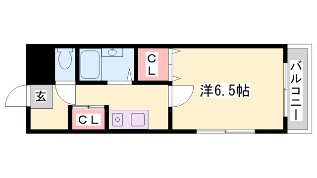 コーポサンライズ(1K/3階)の間取り写真