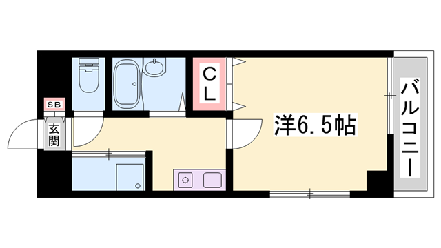 コーポサンライズ(1K/3階)の間取り写真