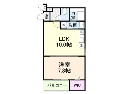 南海電鉄泉北線 深井駅 徒歩10分 3階建 新築(1LDK/1階)の間取り写真
