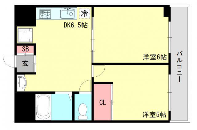 神戸市西神山手線 伊川谷駅 バス乗車時間:13分 前川橋バス停で下車 徒歩4分 7階建 築30年(2DK/2階)の間取り写真