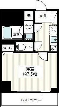 HYS STAGE BRILLANT(1K/6階)の間取り写真