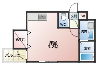 近鉄南大阪線 古市駅(大阪) 徒歩5分 3階建 築7年(1K/1階)の間取り写真