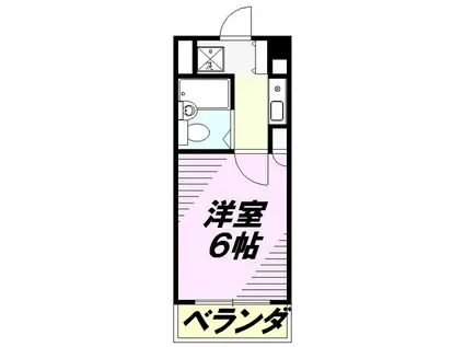 ことぶき壱番館(1K/3階)の間取り写真