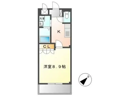Y・S CRECIA(1K/3階)の間取り写真