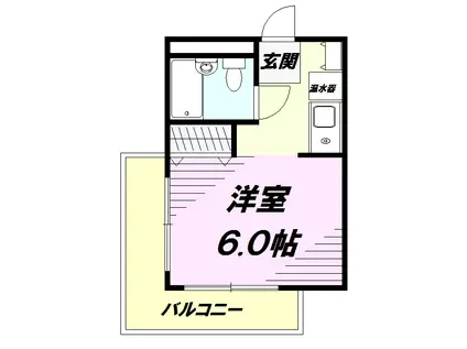 MT小山(1K/3階)の間取り写真