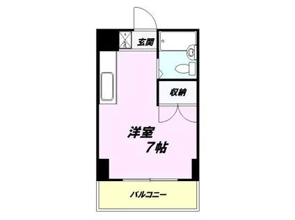 日吉ビル(ワンルーム/3階)の間取り写真